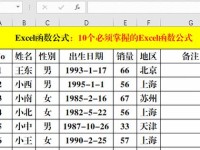 Excel常用函数大全（掌握这15个关键函数，轻松应对Excel数据处理难题）